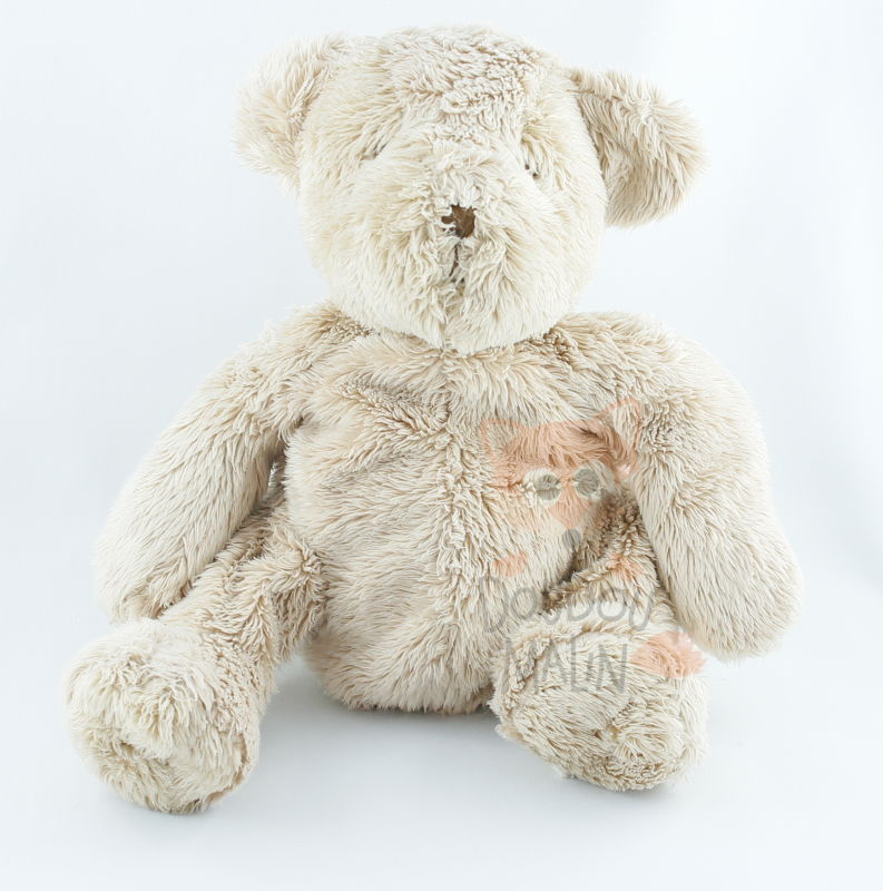 Dpam peluche ours beige 